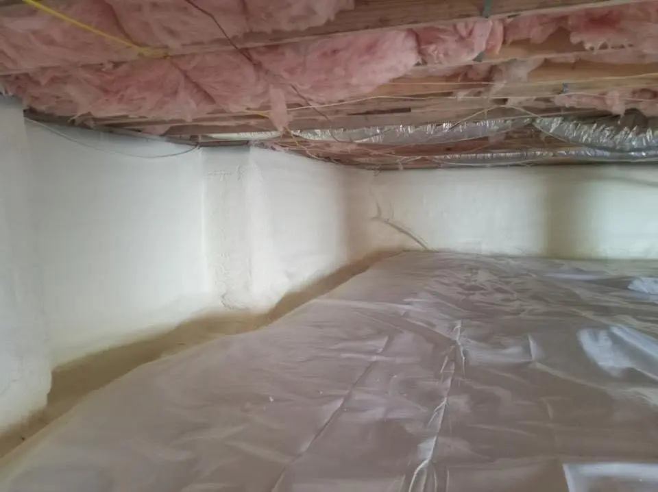 Crawl space encapsulation with closed-cell spray foam for Roof Maintenance in Emeryville